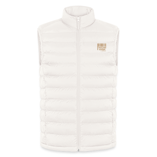 quilted gilet - off white